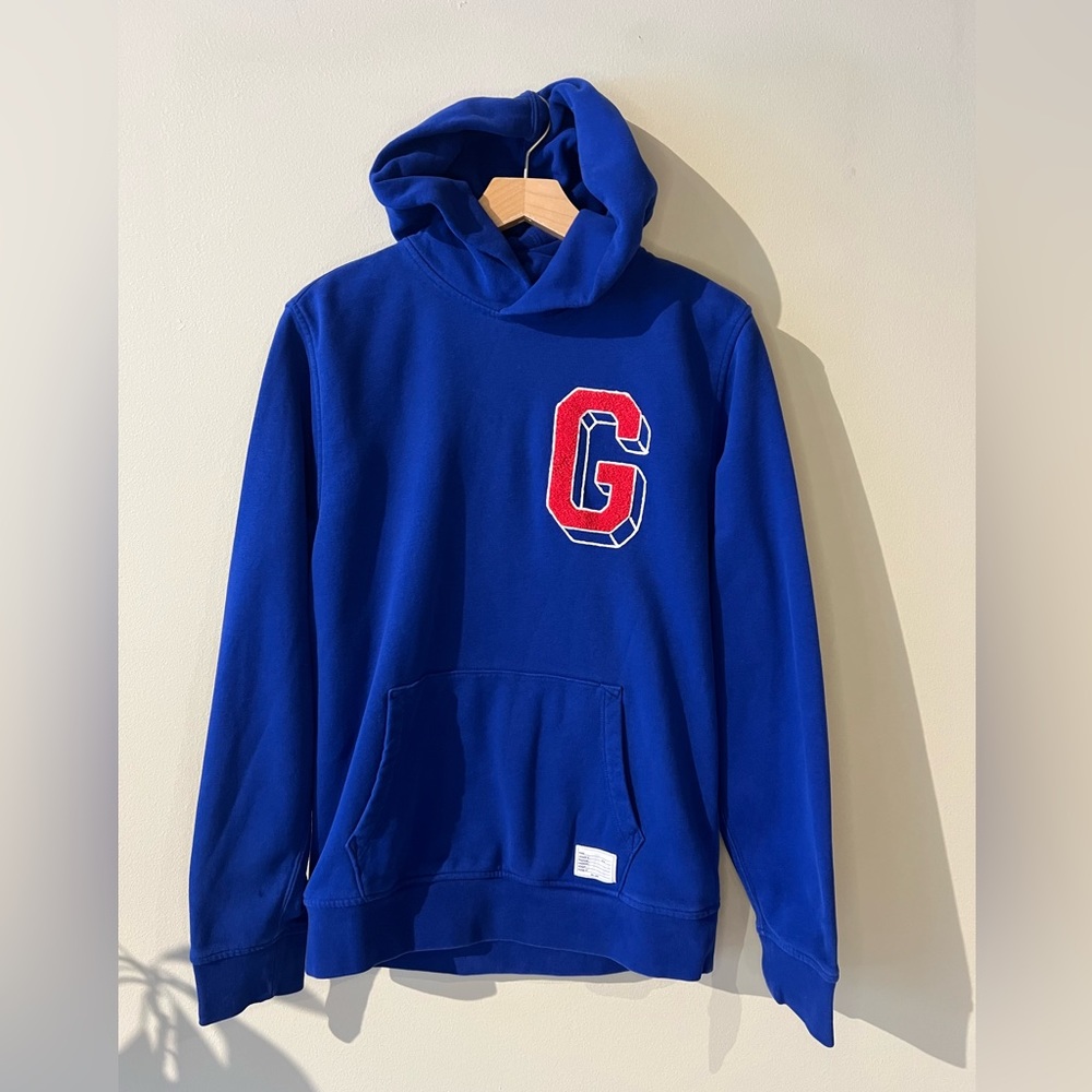 Gap Fall 2019 Royal Blue Varsity Fleece Hoodie